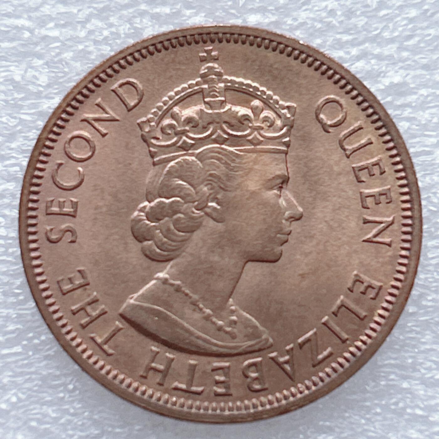 第一海外回流一元起拍收藏 散币专场 第94期 英属东加勒比1965年1分 伊丽莎白二世女王 美品
