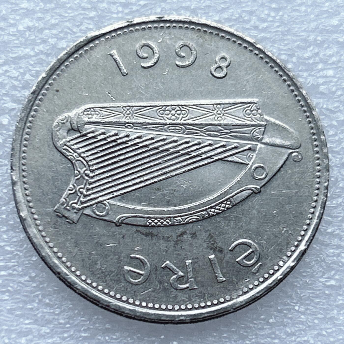 第一海外回流一元起拍收藏 散币专场 第93期 爱尔兰1998年1镑 麋鹿