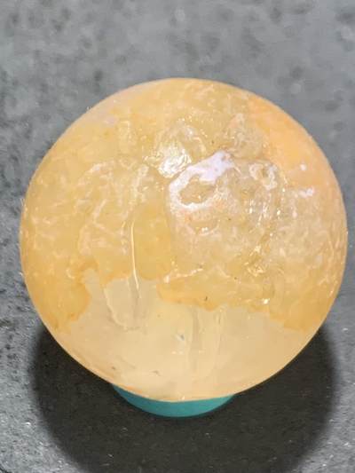精美冰飘糖心料战国红玛瑙手工雕刻禅字随形珠一颗！ - 精美冰飘糖心料战国红玛瑙手工雕刻禅字随形珠一颗！