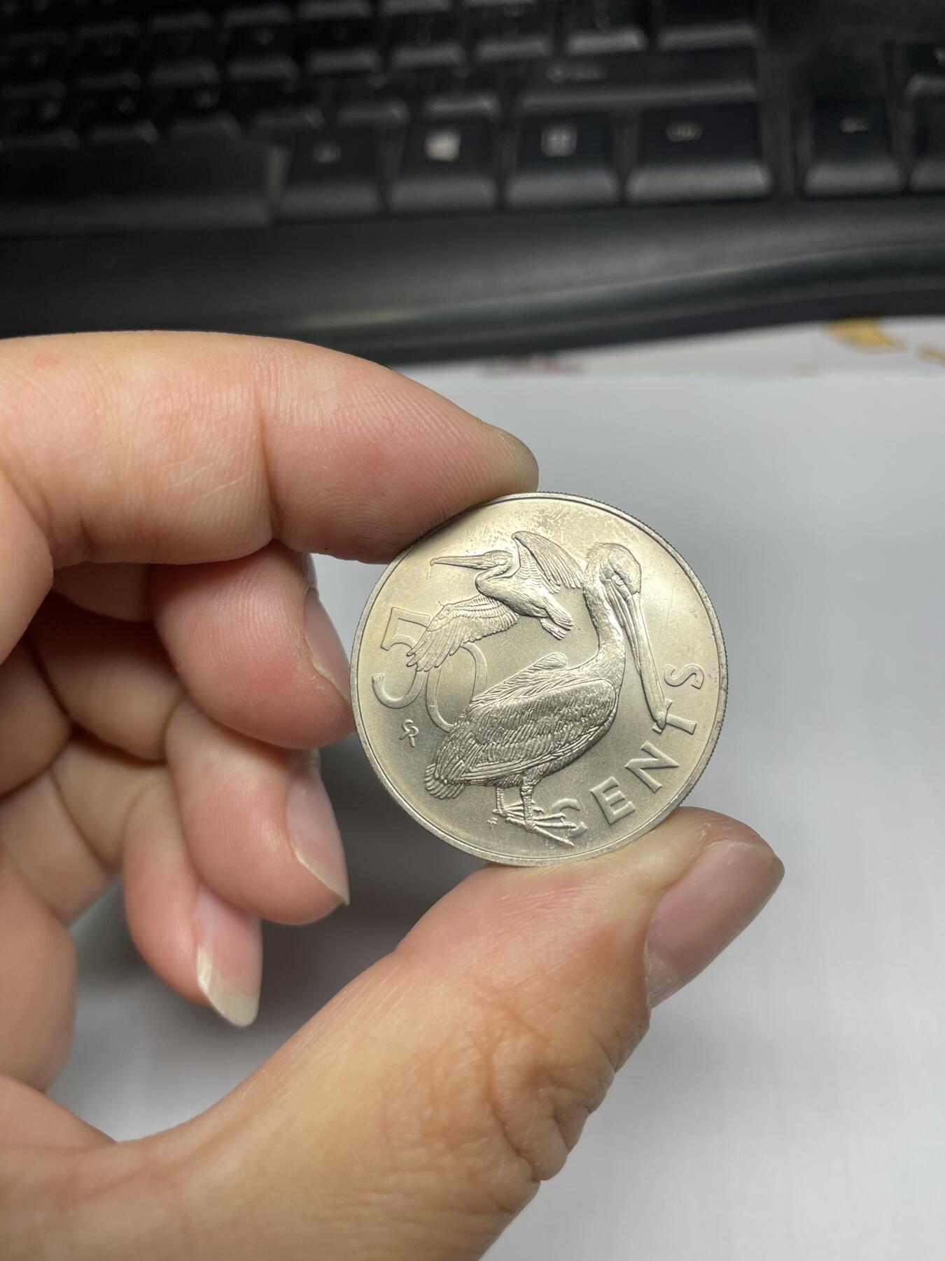 2024年集古藏今外币拍卖第八期-第8场—（总第78拍） 1974年英属维尔京群岛50分