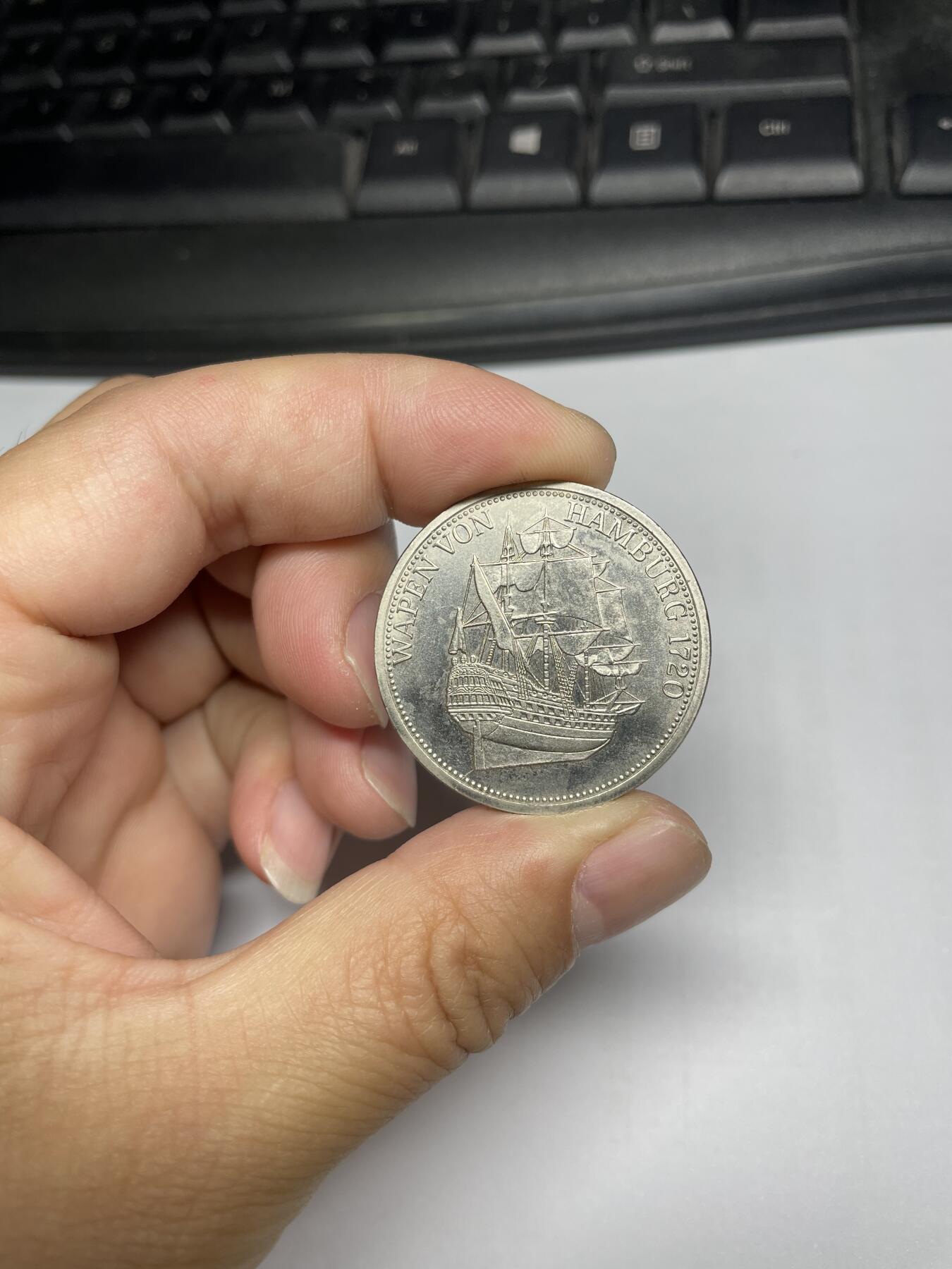 2024年集古藏今外币拍卖第八期-第8场—（总第78拍） 德国汉堡双狮纪念章