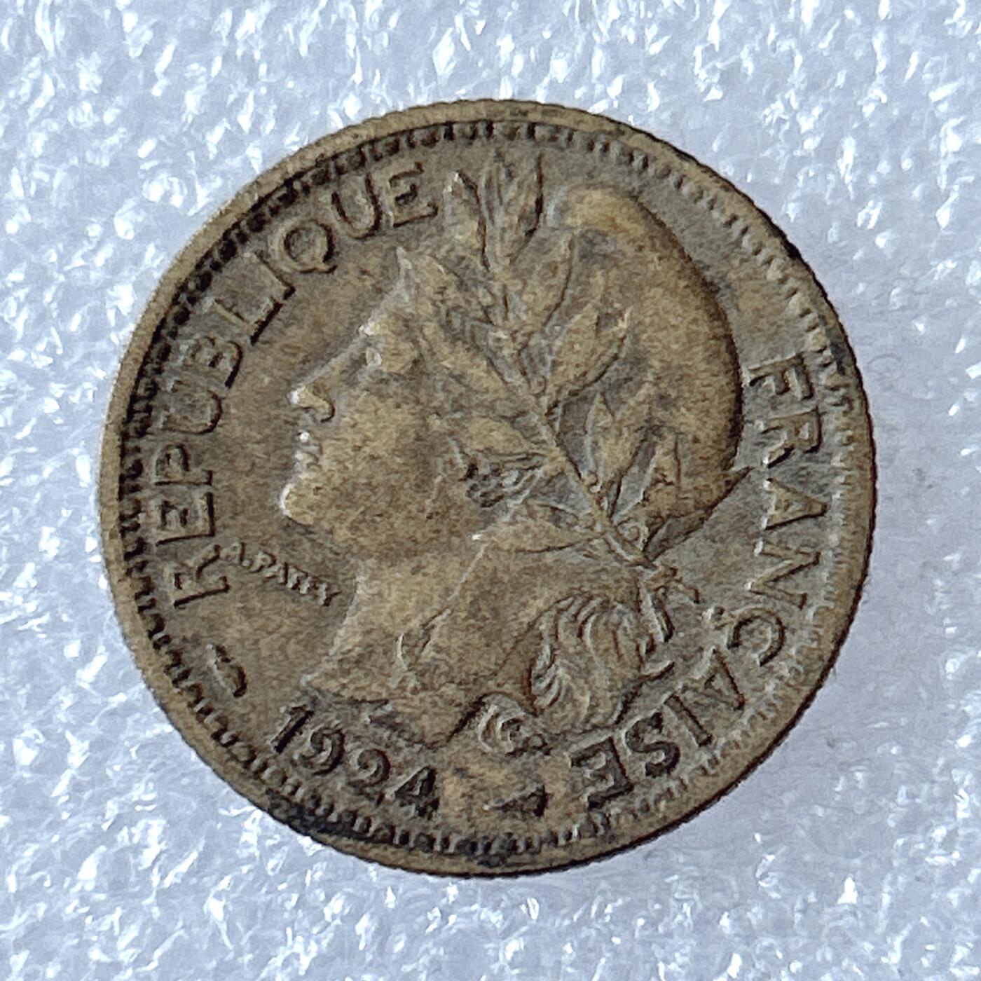 第一海外回流一元起拍收藏 散币专场 第94期 法属多哥1924年1法郎铜币