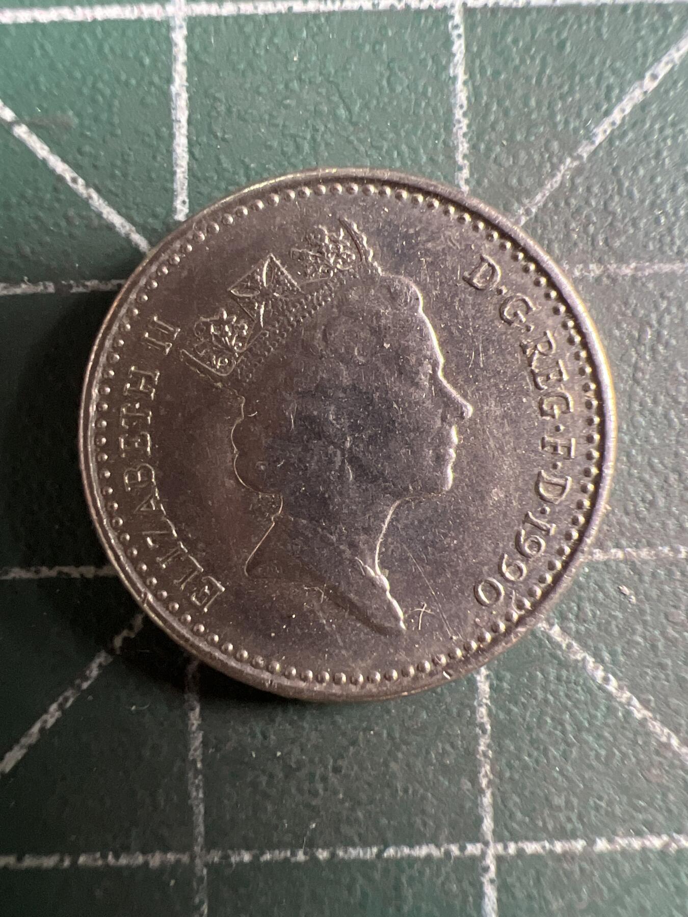 第620期 硬币专场 （无押金，捡漏，全场50包邮，偏远地区除外，接收代拍业务） 英国5便士