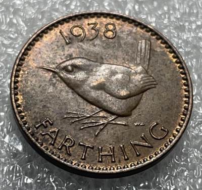 文馨钱币收藏133场，中外古币，版本已明细分 - 1938 年英国法新铜币