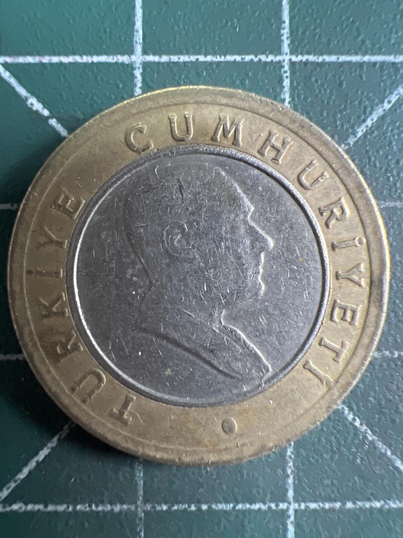 第621期 硬币专场 （无押金，捡漏，全场50包邮，偏远地区除外，接收代拍业务） 土耳其50库鲁 双色币