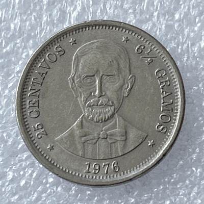第一海外回流一元起拍收藏 散币专场 第94期 - 多米尼加1976年25分