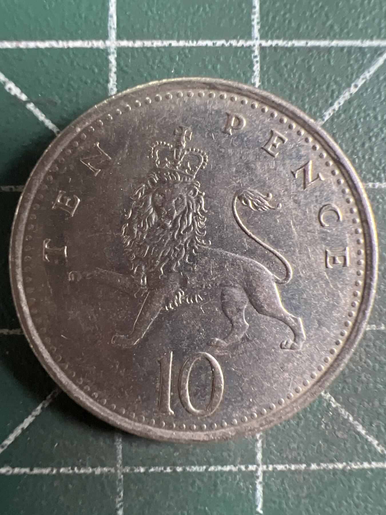 第621期 硬币专场 （无押金，捡漏，全场50包邮，偏远地区除外，接收代拍业务） 英国10便士