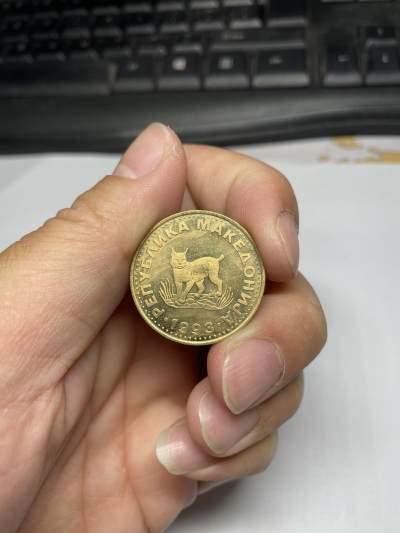 2024年集古藏今外币拍卖第八期-第8场—（总第78拍） - 1993年马其顿5第纳尔