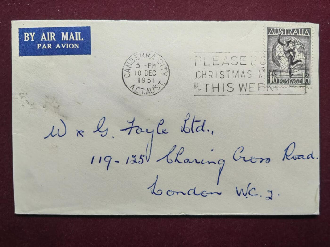 联合阁邮币社™ ——“国际邮品专场” 新西兰实寄邮封