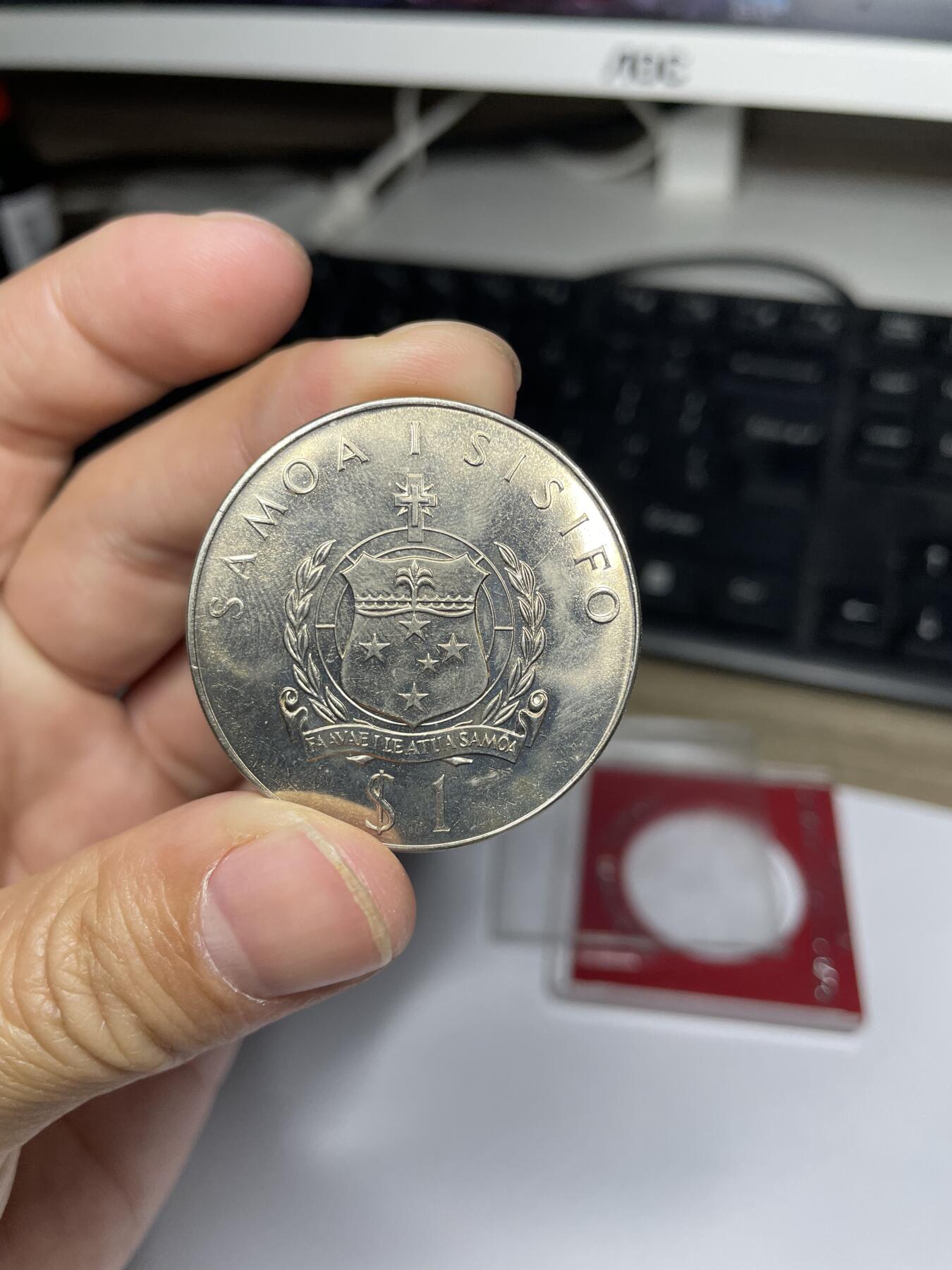 2024年集古藏今外币拍卖第八期-第8场—（总第78拍） 1976年西萨摩亚1塔拉