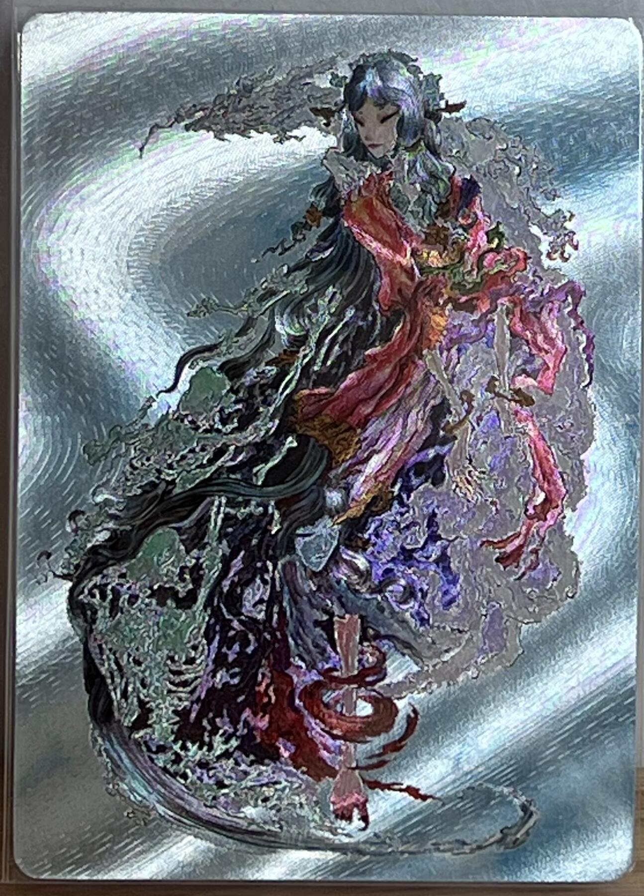 白泽拍卖卡牌专场第3期（端午小HIGH） 2023 启读文化 封神 妲己 沈鑫签绘 粗闪 卡夹封装
