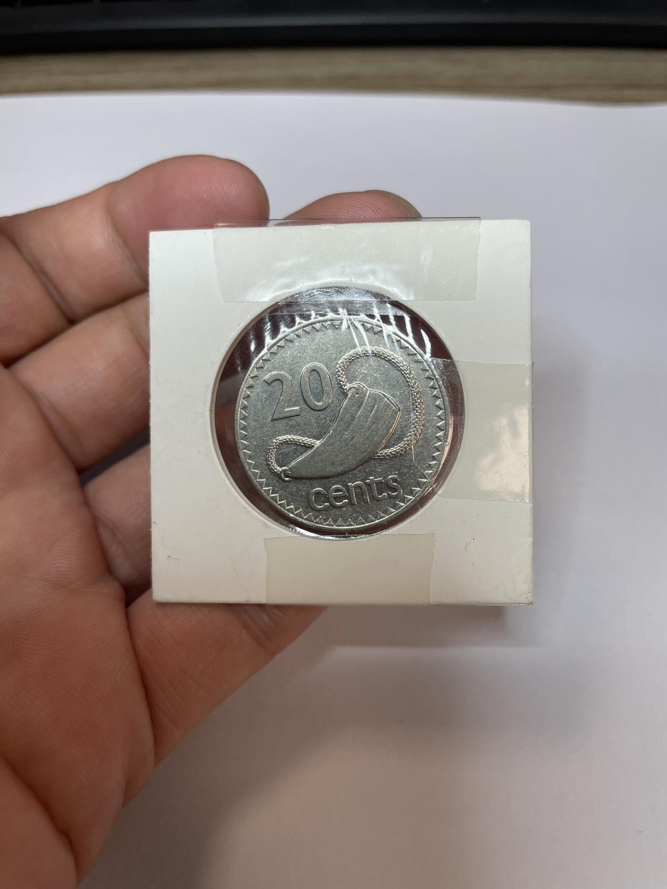 2024年集古藏今外币拍卖第八期-第8场—（总第78拍） 1992年斐济20分