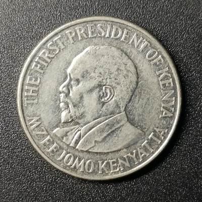 ↓君缘收藏119期☞钱币邮品↓无佣金、可寄存、满10元包邮  - 肯尼亚🇰🇪1先令