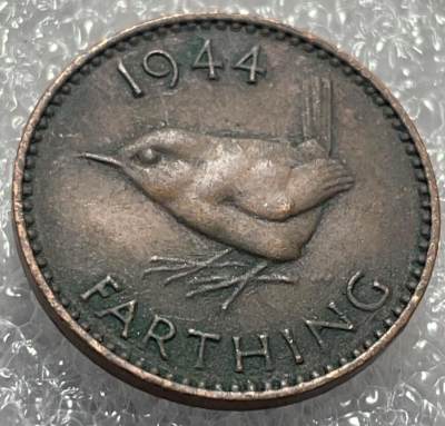 文馨钱币收藏133场，中外古币，版本已明细分 - 1944 年英国法新铜币