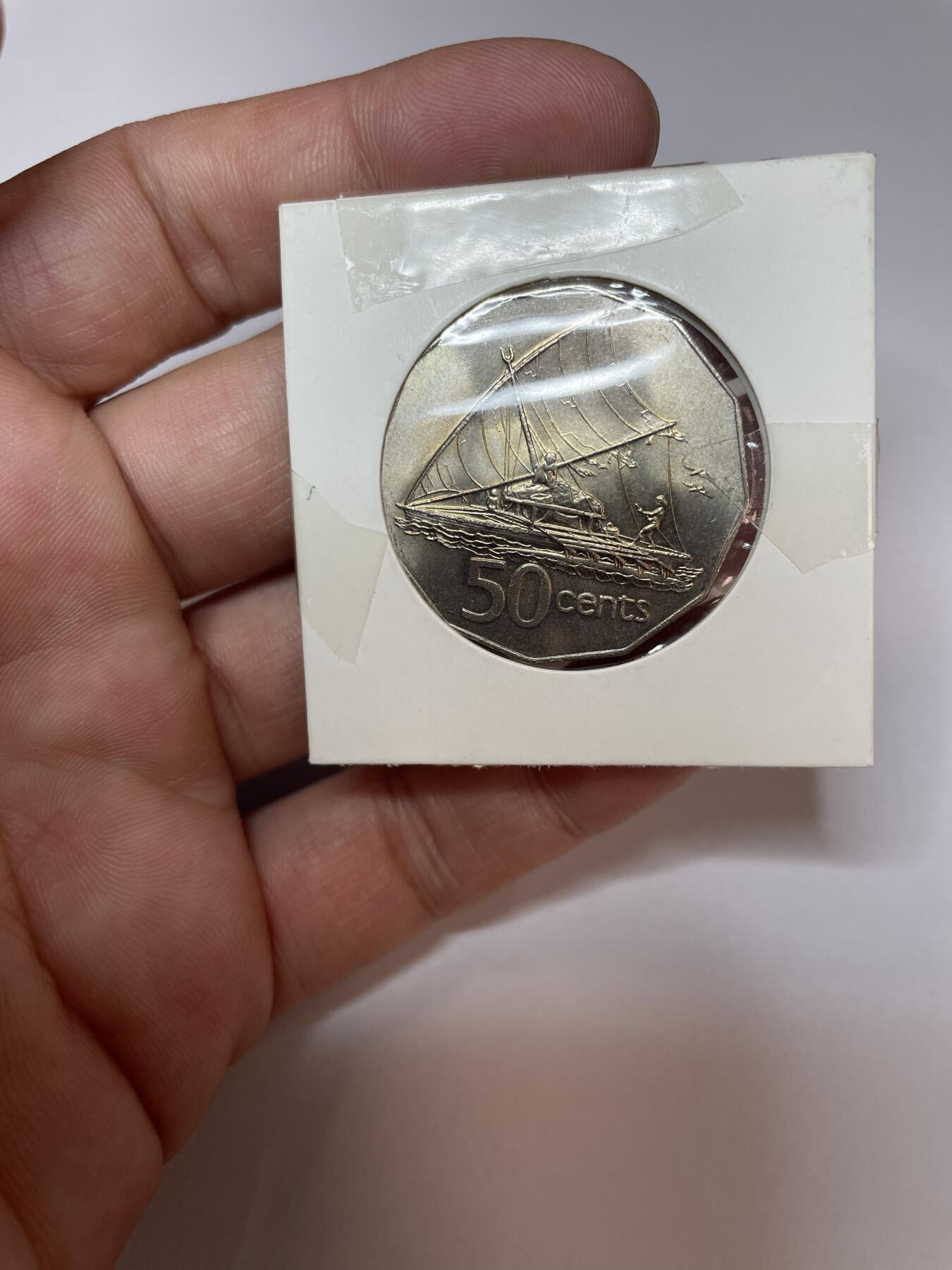 2024年集古藏今外币拍卖第八期-第8场—（总第78拍） 1976年斐济50分