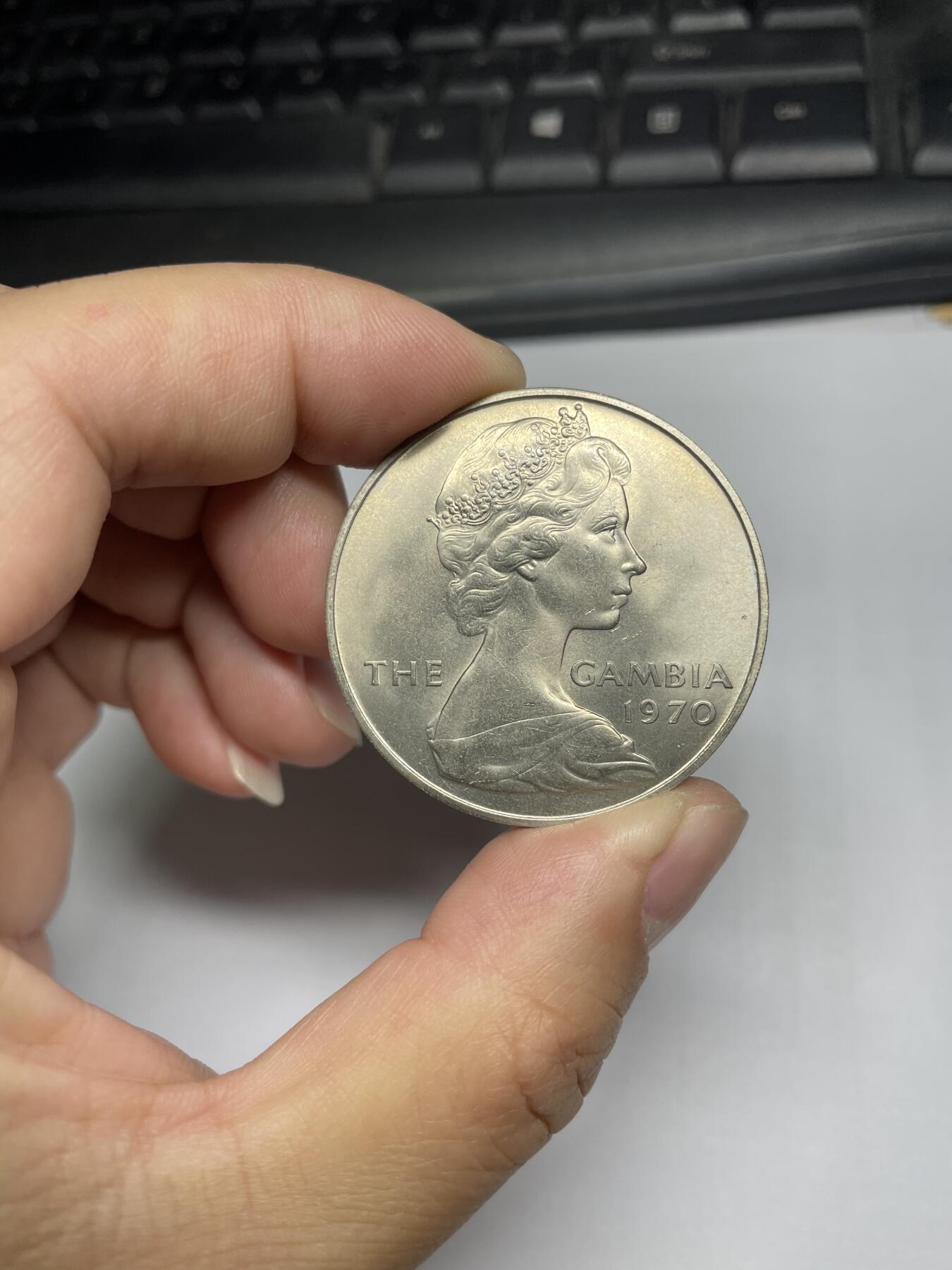 2024年集古藏今外币拍卖第八期-第8场—（总第78拍） 1970年英属冈比亚8先令河马