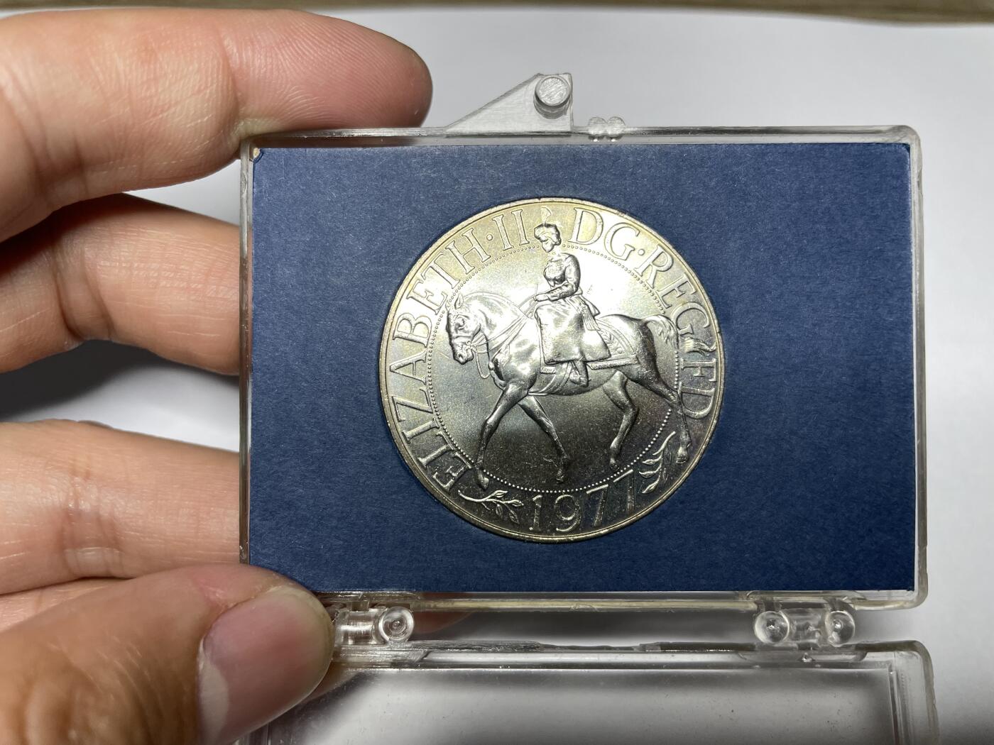 2024年集古藏今外币拍卖第八期-第8场—（总第78拍） 1977年英国克朗纪念币