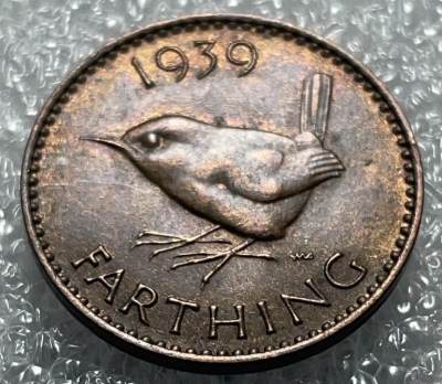 文馨钱币收藏133场，中外古币，版本已明细分 - 1939 年英国法新铜币
