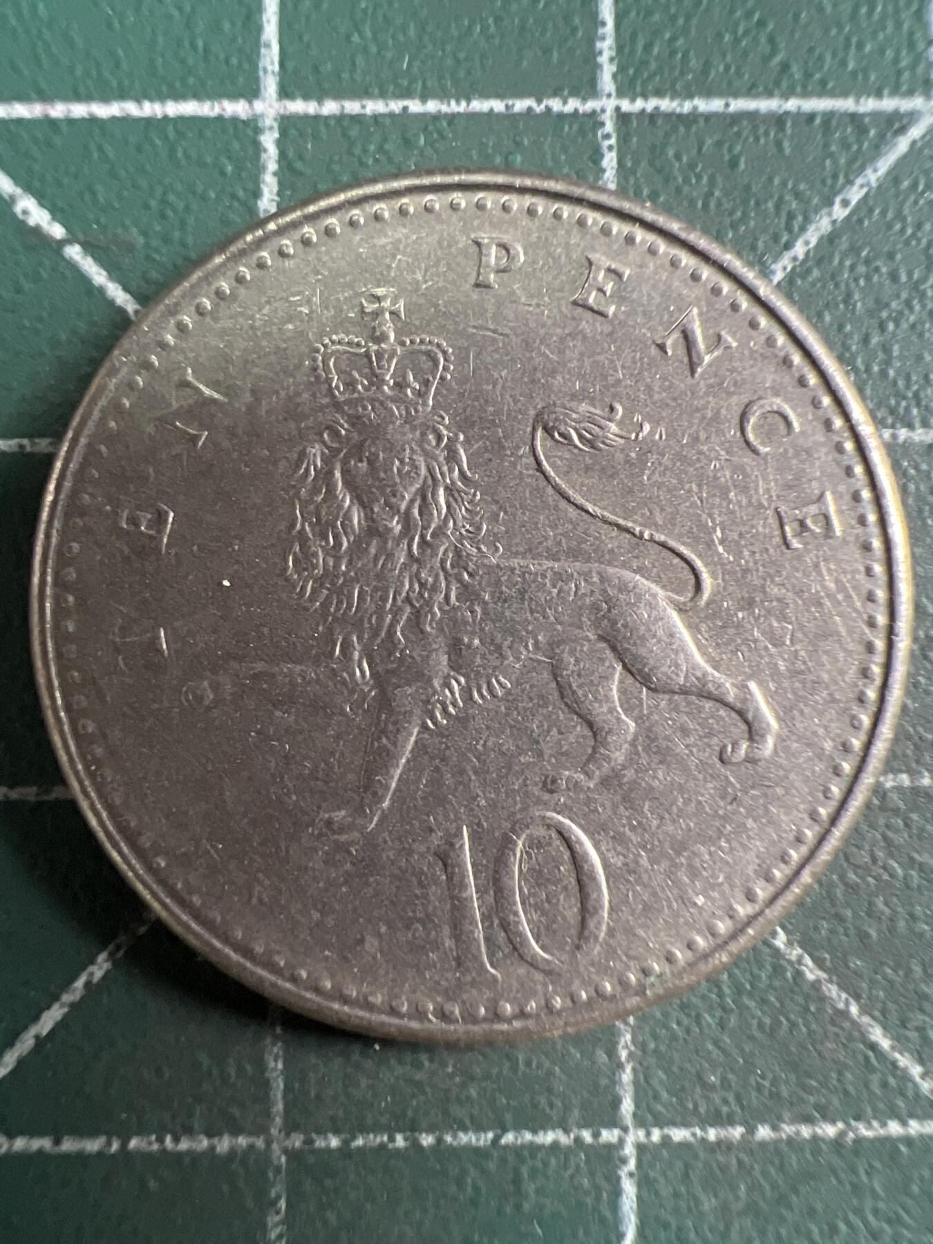 第620期 硬币专场 （无押金，捡漏，全场50包邮，偏远地区除外，接收代拍业务） 英国10便士