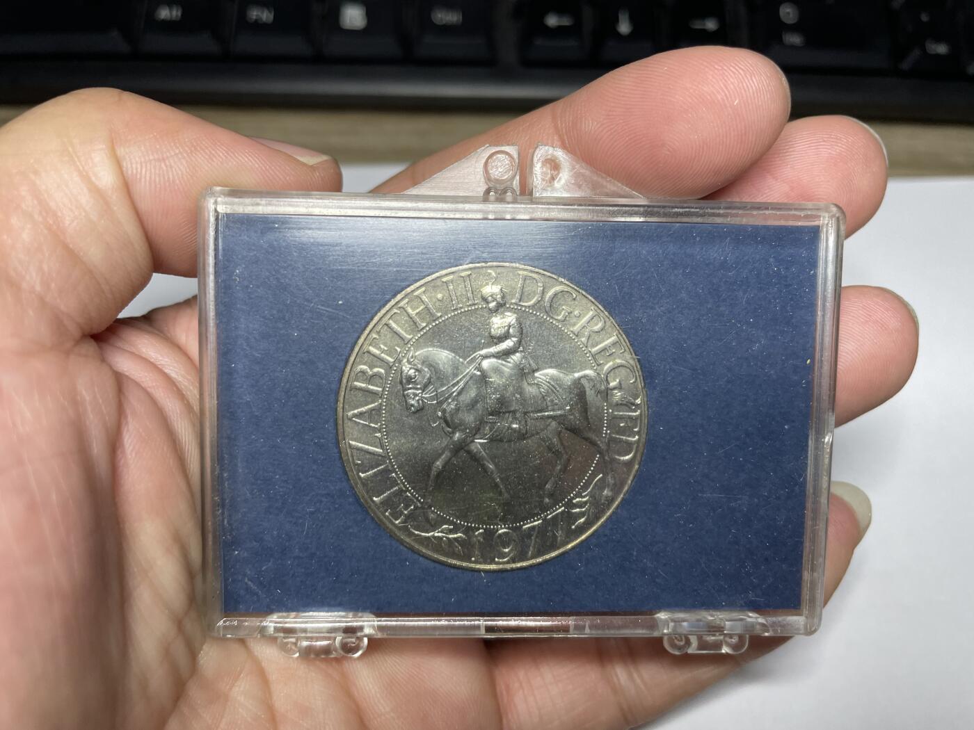 2024年集古藏今外币拍卖第八期-第8场—（总第78拍） 1977年英国克朗纪念币