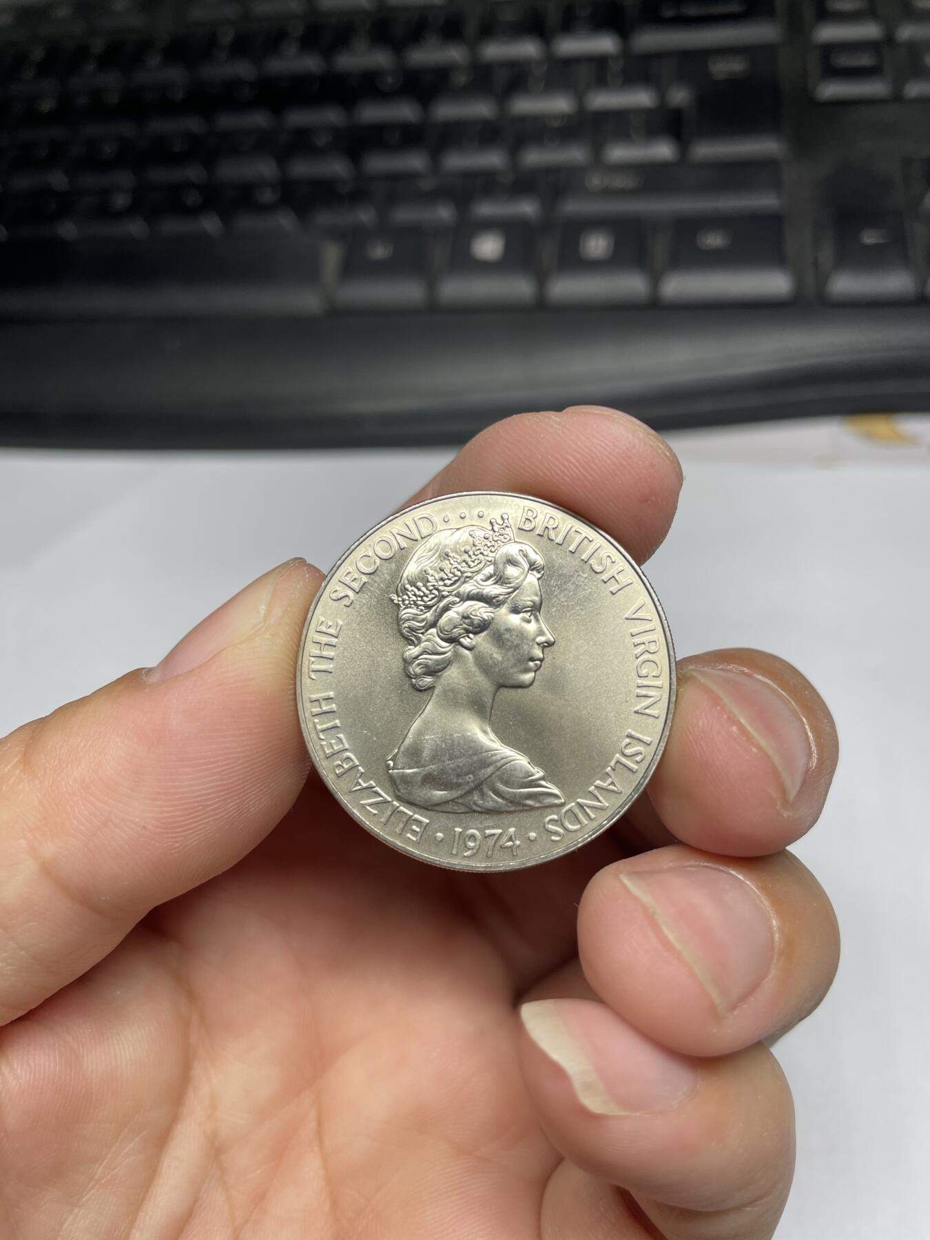 2024年集古藏今外币拍卖第八期-第8场—（总第78拍） 1974年英属维尔京群岛50分