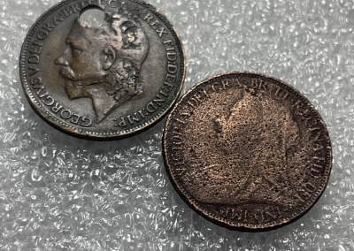 文馨钱币收藏133场，中外古币，版本已明细分 - 维多利亚，乔五法新铜币弱品