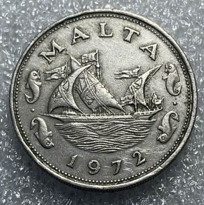 文馨钱币收藏133场，中外古币，版本已明细分 - 1972 年马耳他 10 分