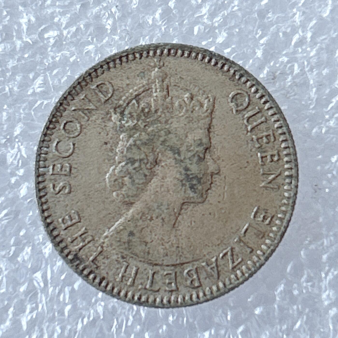 第一海外回流一元起拍收藏 散币专场 第94期 毛里求斯1960年1/4卢比镍币