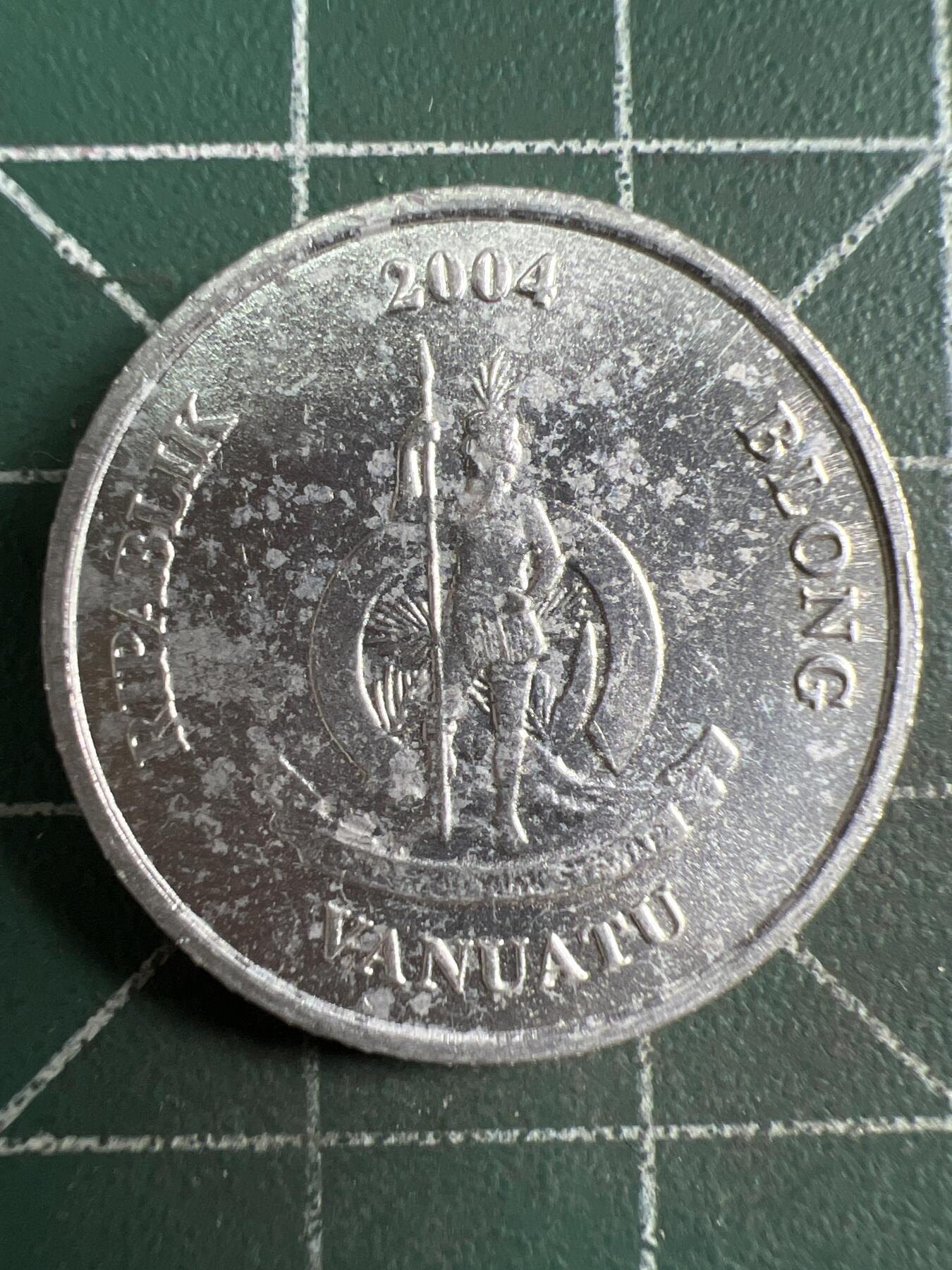 第658期 硬币场 （无押金，捡漏，全场50包邮，偏远地区除外，接收代拍业务，本店十天发一次货） 瓦努阿图10瓦图