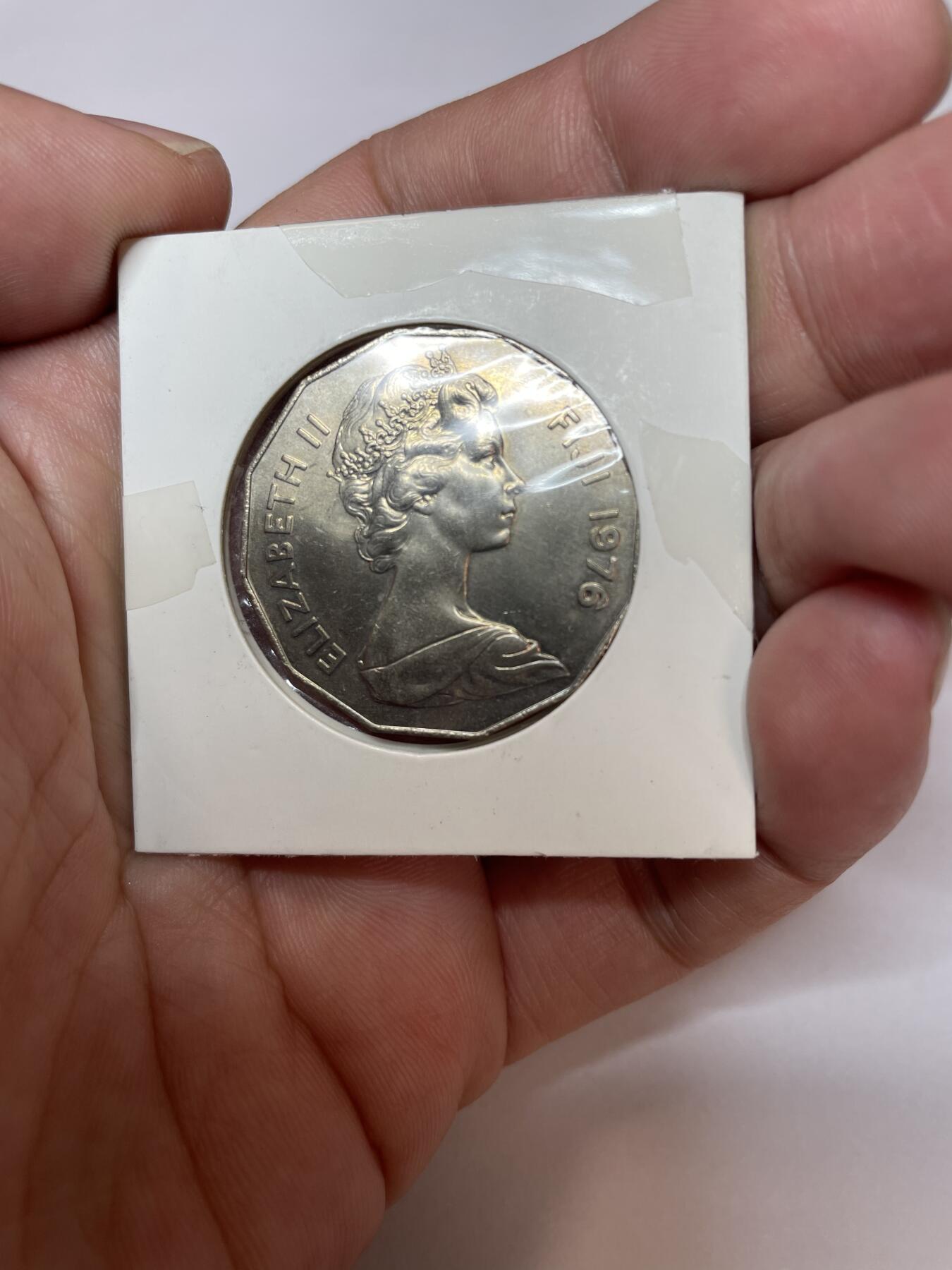 2024年集古藏今外币拍卖第八期-第8场—（总第78拍） 1976年斐济50分