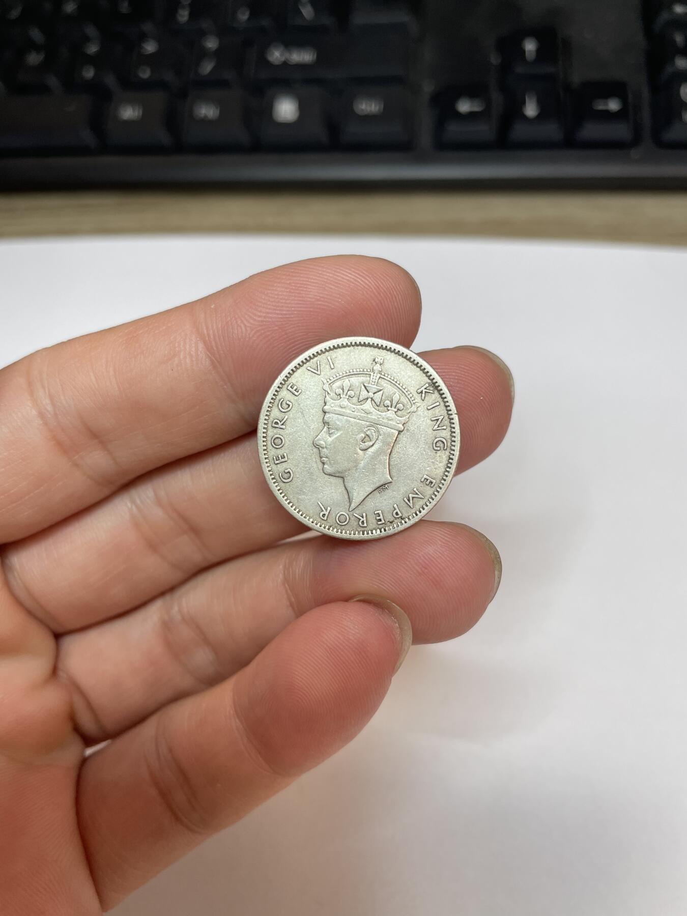 2024年集古藏今外币拍卖第八期-第8场—（总第78拍） 1942年斐济1先令银币