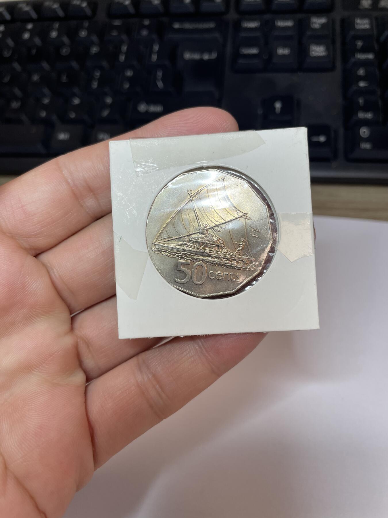 2024年集古藏今外币拍卖第八期-第8场—（总第78拍） 1976年斐济50分