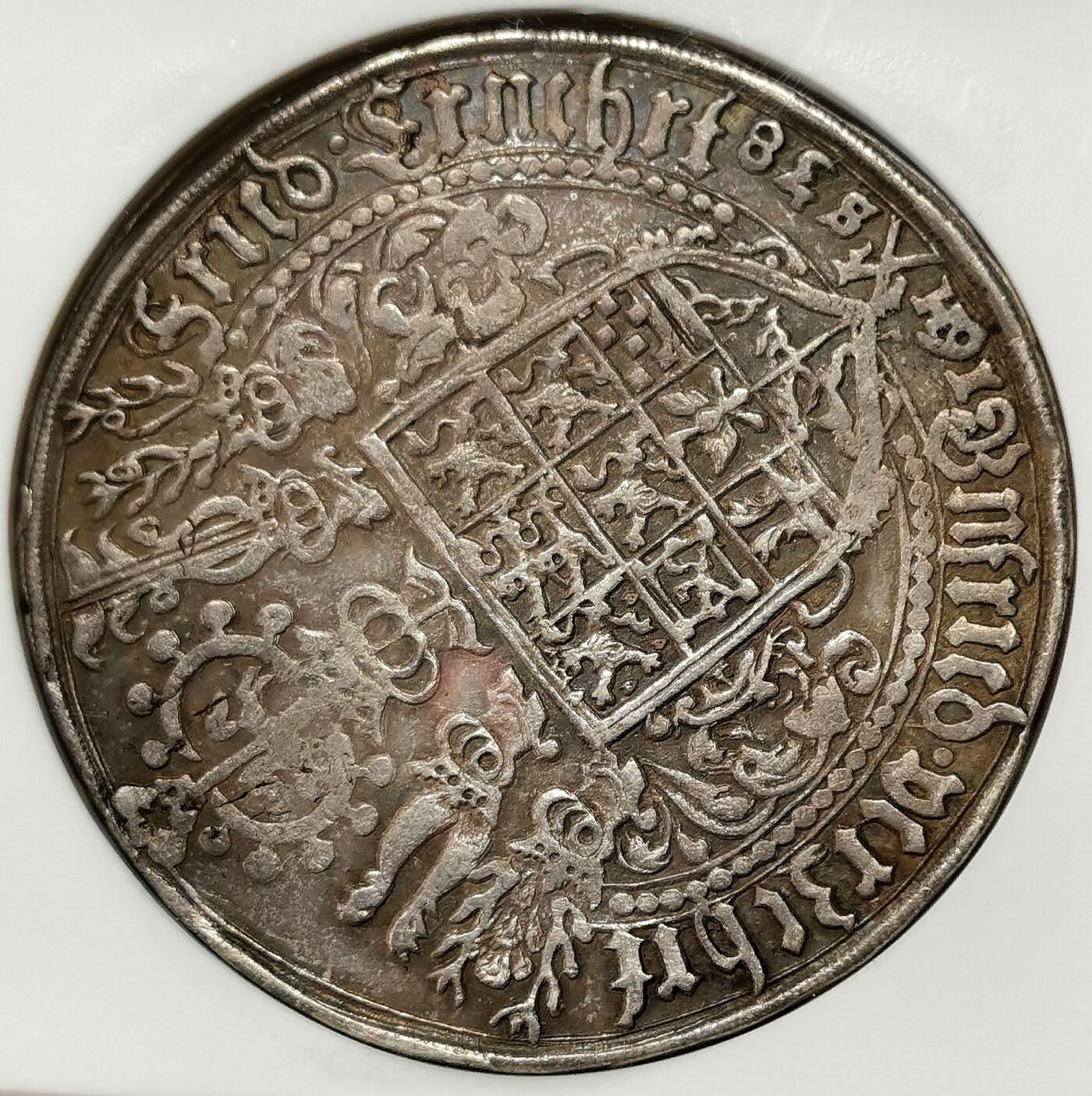 凡希社世界钱币微拍第二百七十二期 1638HS布伦瑞克-吕内堡-策勒弗里德里希五世泰勒大银NGC-AU55，N唯一冠军分！