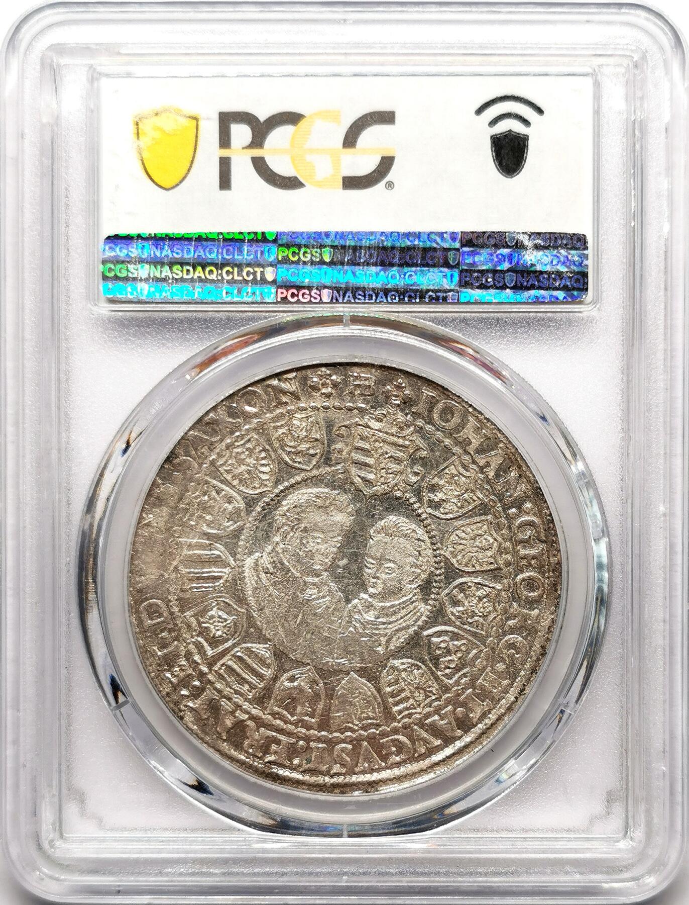 凡希社世界钱币微拍第二百七十二期 荐！1603萨克森选侯国兄弟泰勒大银PCGS-MS62，银光充沛质感佳，P唯一评级记录！