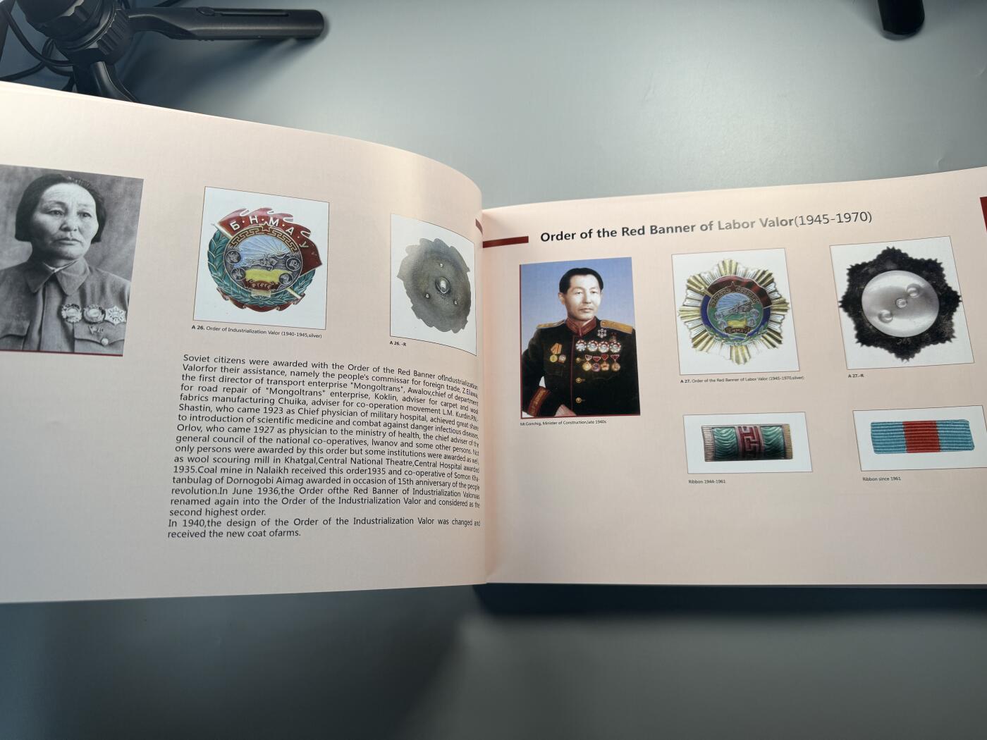 蒙古勋章 奖章 纪念章 蒙古徽章书一本 