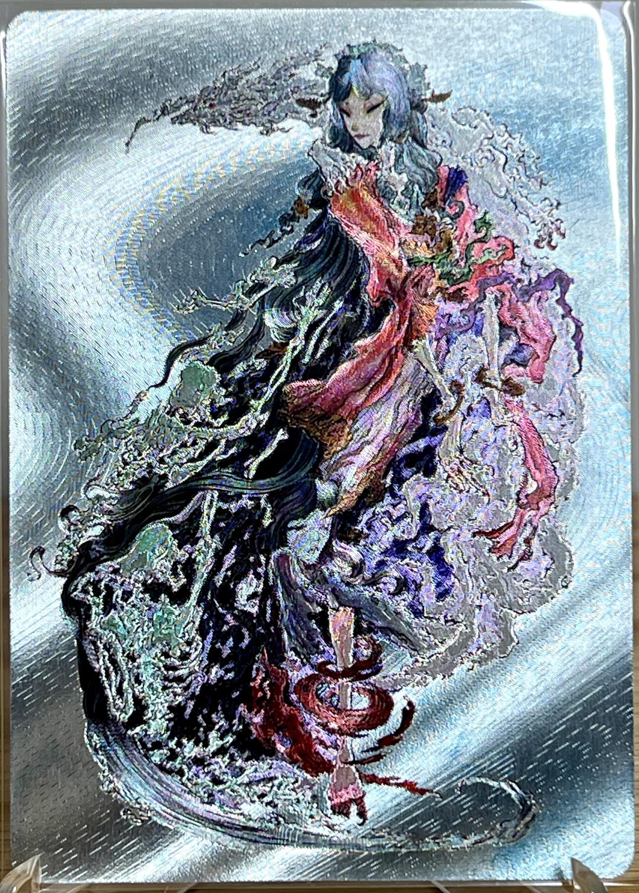 白泽拍卖卡牌专场第3期（端午小HIGH） 2023 启读文化 封神 妲己 沈鑫签绘 粗闪 卡夹封装