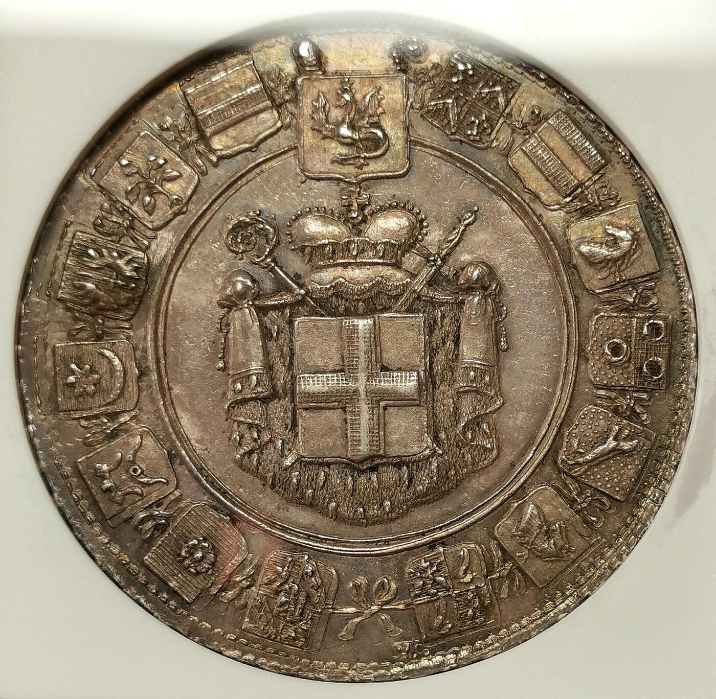 凡希社世界钱币微拍第二百七十二期 荐！1788富尔达主教区主教缺位泰勒大银NGC-UNCD，稀少一年型。深色紫金彩，包浆绝佳底板一流的收藏级精品！