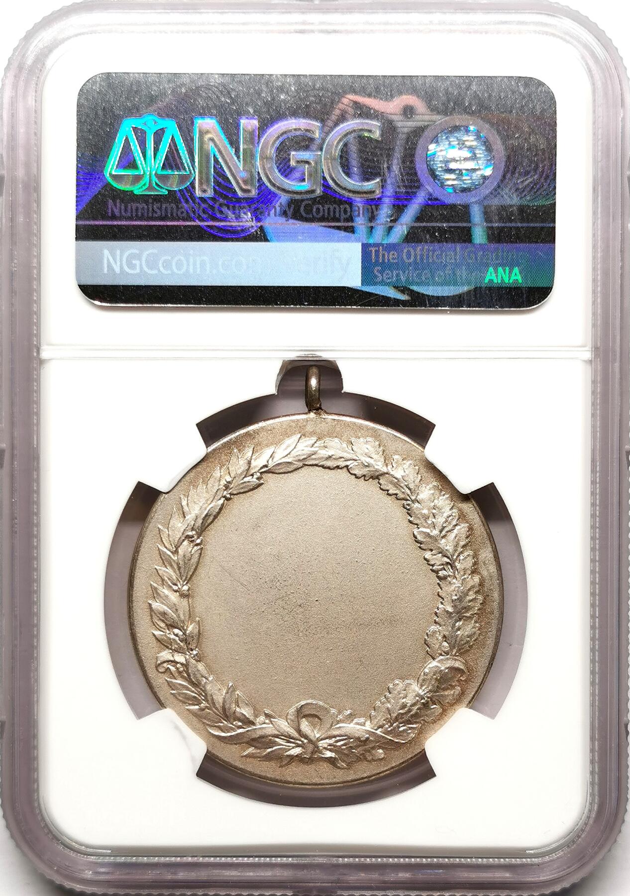 凡希社世界钱币微拍第二百七十二期 二十世纪初瑞士射击节镀银铜章NGC-MS62