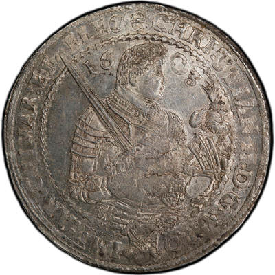 凡希社世界钱币微拍第二百七十二期 - 荐！1603萨克森选侯国兄弟泰勒大银PCGS-MS62，银光充沛质感佳，P唯一评级记录！