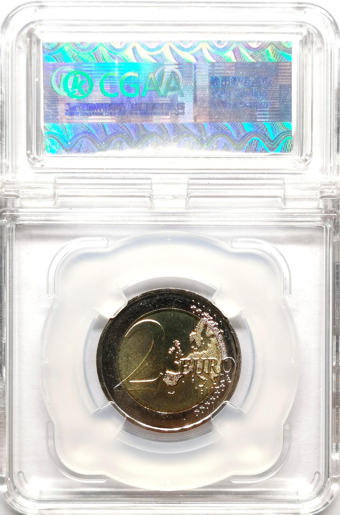 凡希社世界钱币微拍第二百七十二期 2019德国柏林墙纪念2欧元双色币