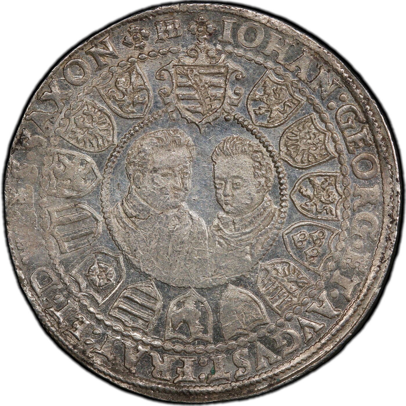 凡希社世界钱币微拍第二百七十二期 荐！1603萨克森选侯国兄弟泰勒大银PCGS-MS62，银光充沛质感佳，P唯一评级记录！