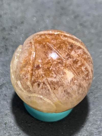 精美满冰飘糖心料亚光战国红玛瑙手工巧雕无相佛随形圆珠一个 精美满冰飘糖心料亚光战国红玛瑙手工巧雕无相佛随形圆珠一个