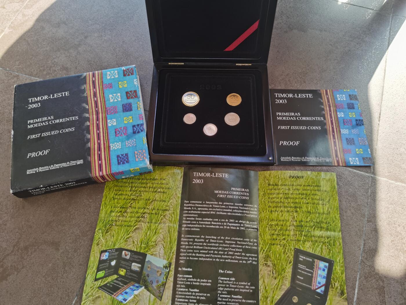 东帝汶2003年精制套币 Proof set