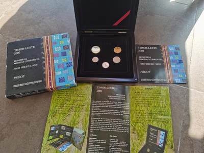 东帝汶2003年精制套币 Proof set - 东帝汶2003年精制套币 Proof set