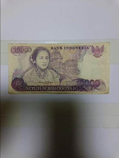 【20240611】非全新纸币第143场 - 印度尼西亚10000卢比，尾号298