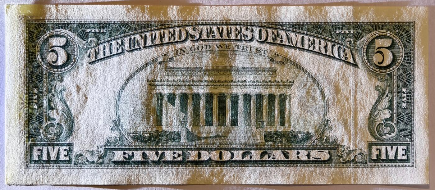 紫瑗钱币——第363期拍卖——纸币场 美国 1995年 B版 无序列 亚伯拉罕·林肯 5美元 小头版 UNC