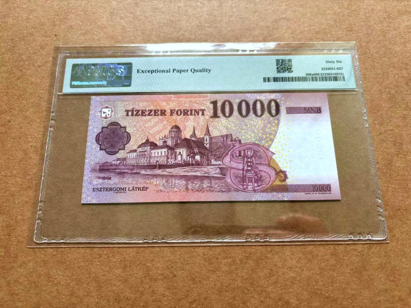 【Blue Auction】✨世界纸币精拍第489期【精】 匈牙利 2014年10000福林 PMG66EPQ 