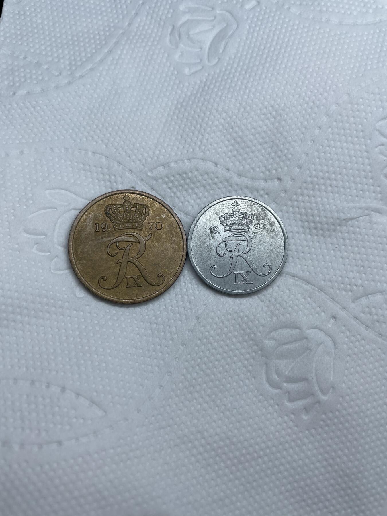 2024年集古藏今外币拍卖第八期-第9场—（总第79拍） 1970年丹麦2枚