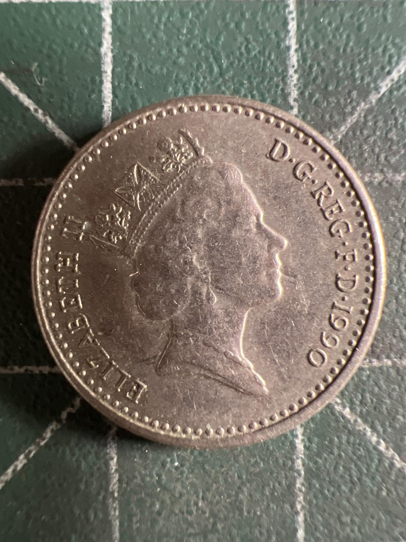 第662期 硬币场 （无押金，捡漏，全场50包邮，偏远地区除外，接收代拍业务，本店十天发一次货） 英国5便士