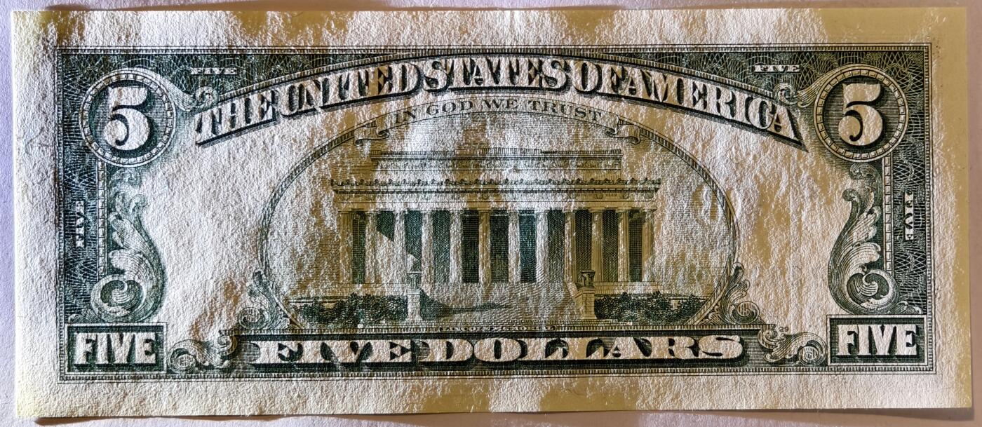 紫瑗钱币——第363期拍卖——纸币场 美国 1995年 B版 无序列 亚伯拉罕·林肯 5美元 小头版 UNC